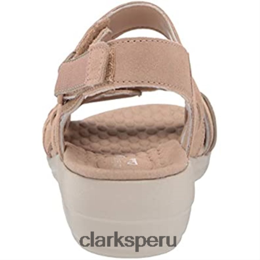 sandalia alexis band mujer clarks ante arena mujer Clarks 40N4LX1149 gamuza arena