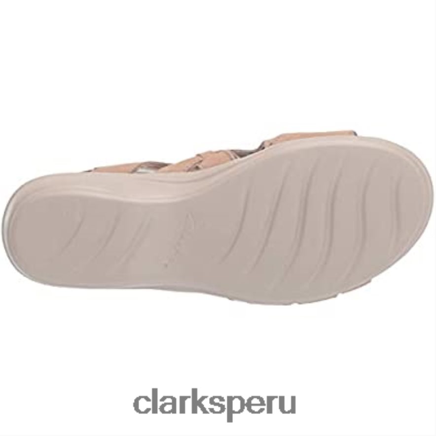 sandalia alexis band mujer clarks ante arena mujer Clarks 40N4LX1149 gamuza arena