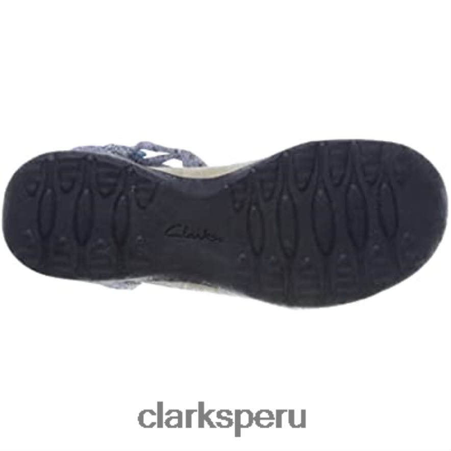 sandalia amanda step mujer ante azul marino clarks mujer Clarks 40N4LX2758 gamuza azul marino