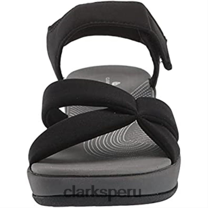 sandalia arla gracie mujer clarks negro textil mujer Clarks 40N4LX927 textil negro