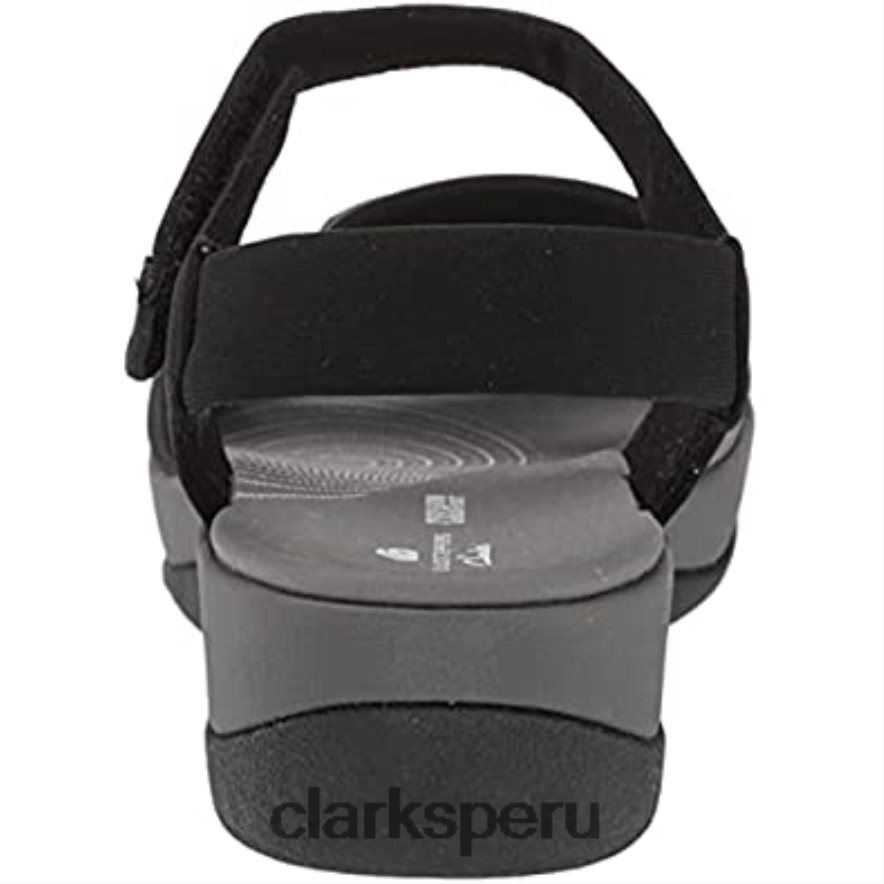 sandalia arla gracie mujer clarks negro textil mujer Clarks 40N4LX927 textil negro
