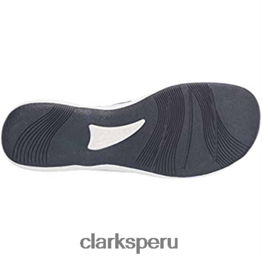 sandalia brinkley Coast slide mujer clarks azul marino sintético mujer Clarks 40N4LX2887 azul marino sintético