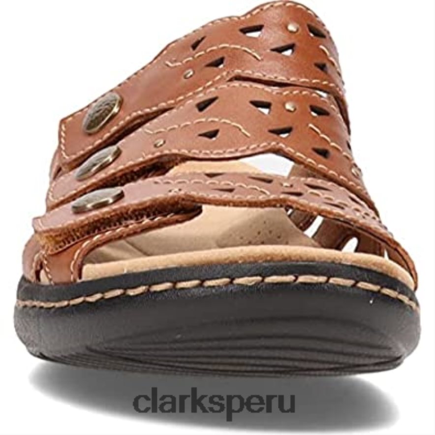 sandalia clarks laurieann jade mahoga ny para mujer mujer Clarks 40N4LX883 caoba