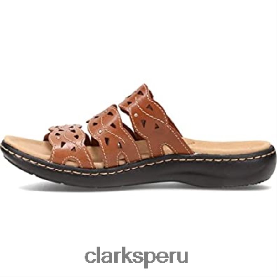 sandalia clarks laurieann jade mahoga ny para mujer mujer Clarks 40N4LX883 caoba