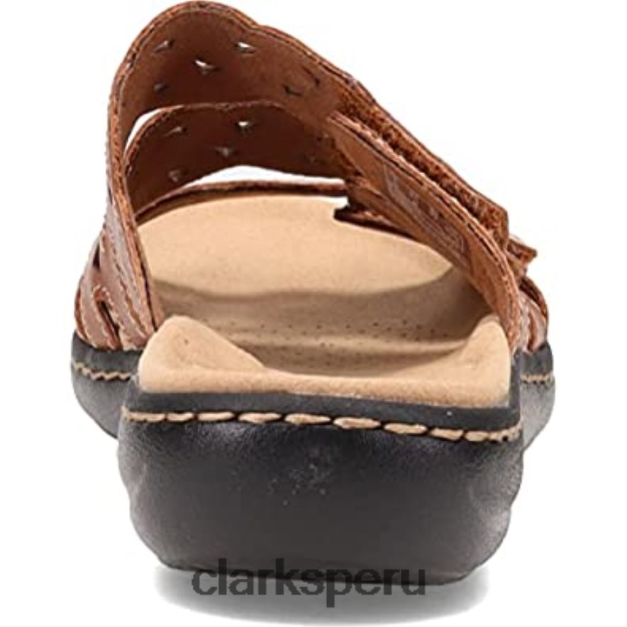 sandalia clarks laurieann jade mahoga ny para mujer mujer Clarks 40N4LX883 caoba