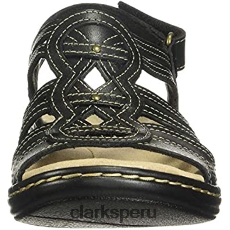 sandalia clarks leisa janna mujer piel negro mujer Clarks 40N4LX2973 cuero negro