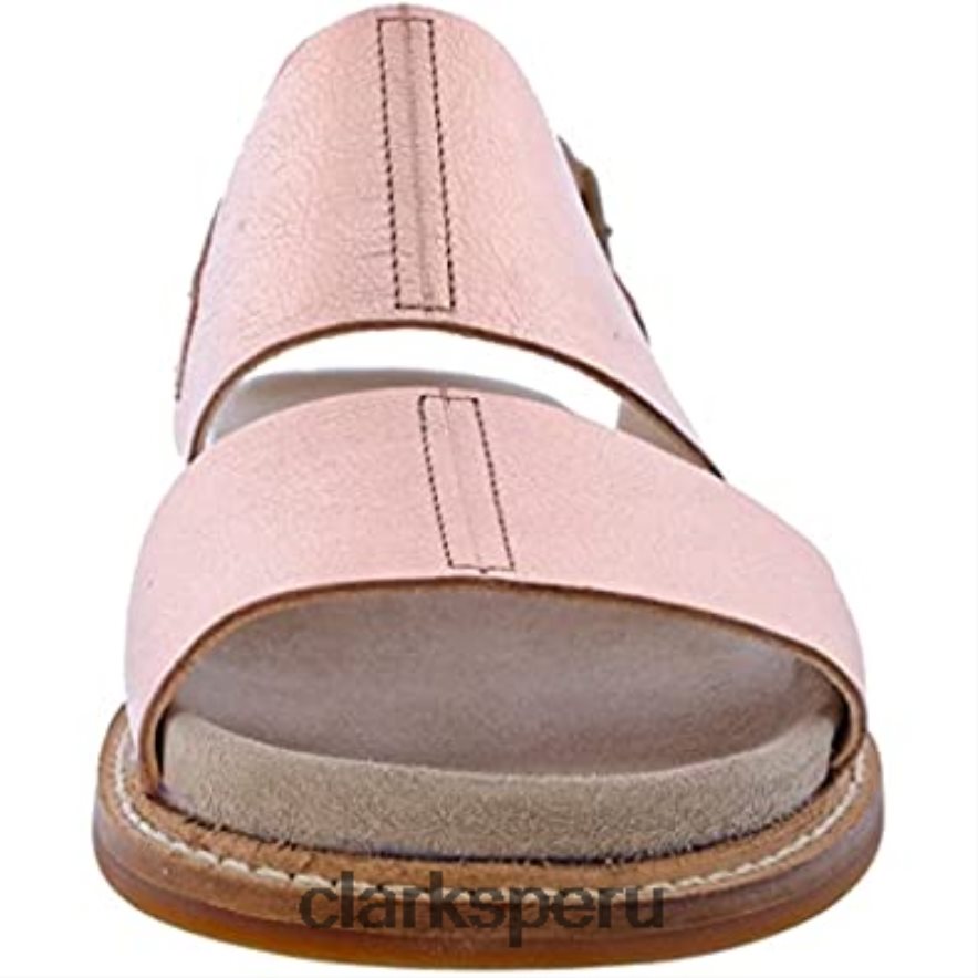 sandalia corsio para mujer de piel color oro rosa clarks cuero color oro rosa mujer Clarks 40N4LX2943 cuero de oro rosa