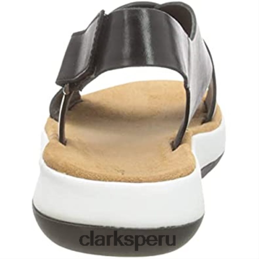 sandalia cruzada jemsa mujer clarks piel negro mujer Clarks 40N4LX447
