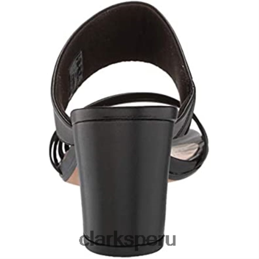 sandalia de tacón jocelynne andi mujer piel negra combi clarks mujer Clarks 40N4LX1830