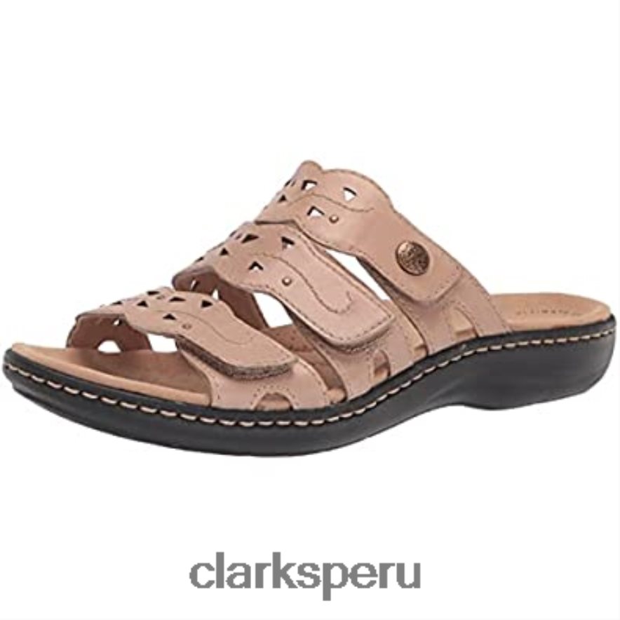 sandalia laurieann echo mujer clarks arena cuero mujer Clarks 40N4LX2909 cuero arena