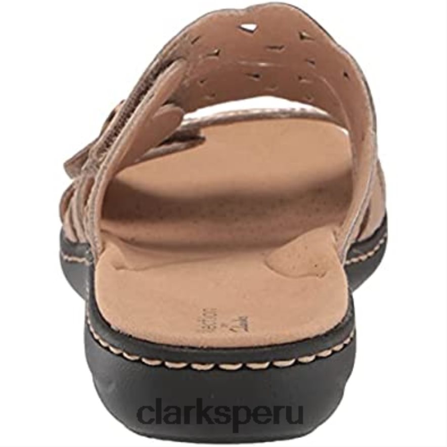 sandalia laurieann echo mujer clarks arena cuero mujer Clarks 40N4LX2909 cuero arena