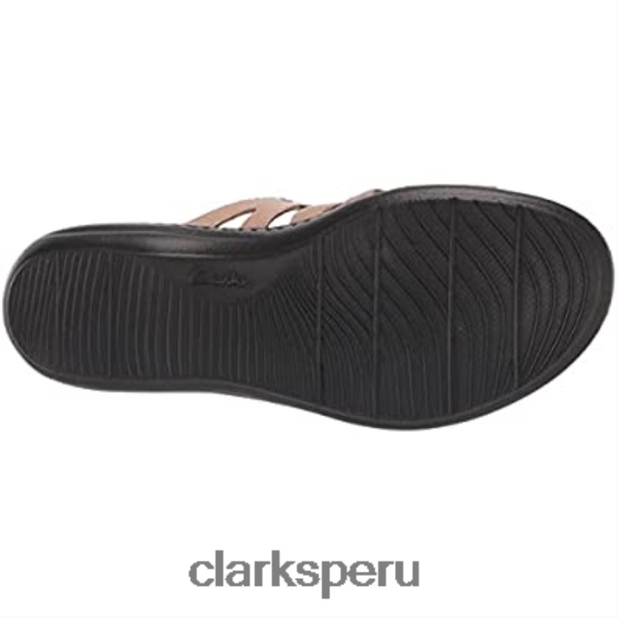 sandalia laurieann echo mujer clarks arena cuero mujer Clarks 40N4LX2909 cuero arena