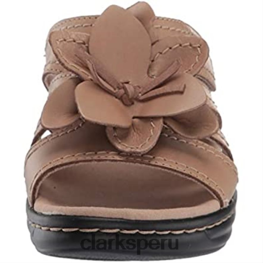 sandalia lexi opal mujer clarks arena cuero mujer Clarks 40N4LX2053 cuero arena