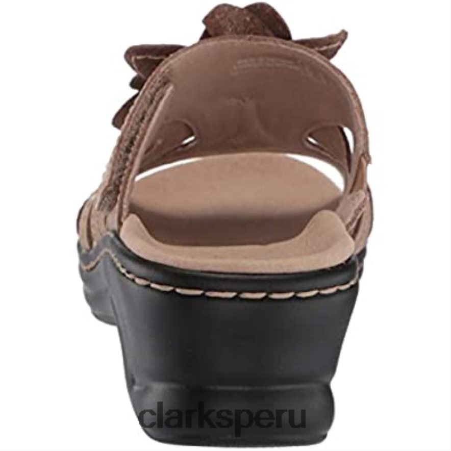 sandalia lexi opal mujer clarks arena cuero mujer Clarks 40N4LX2053 cuero arena
