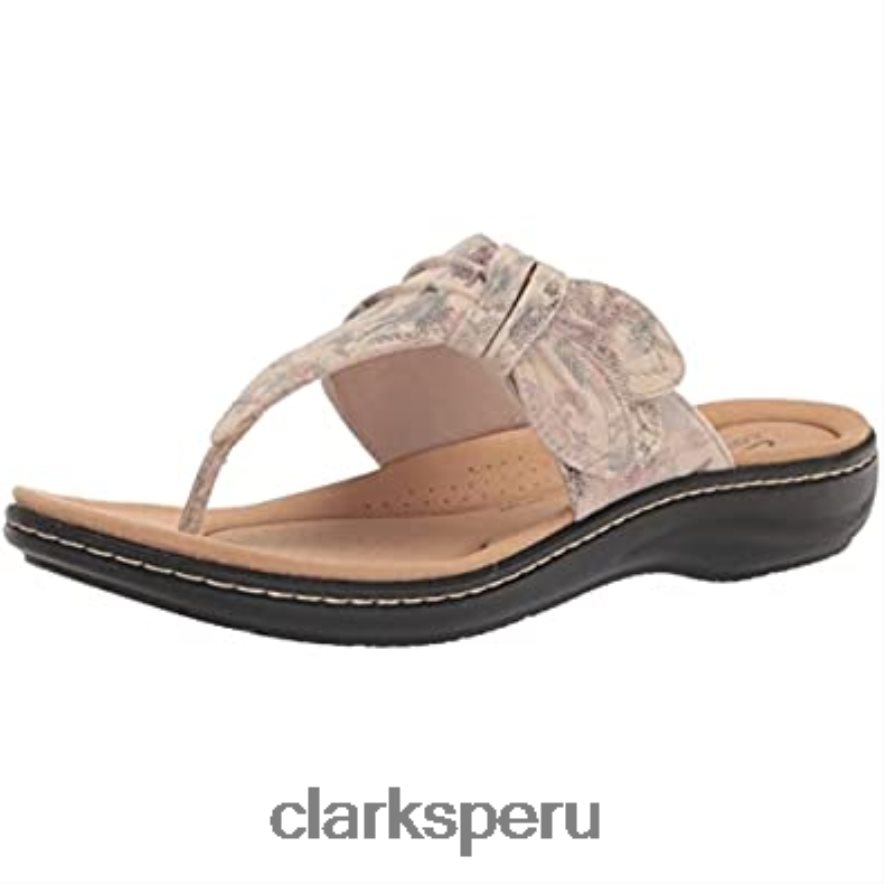 sandalia plana laurieann rae mujer arena clarks mujer Clarks 40N4LX2132