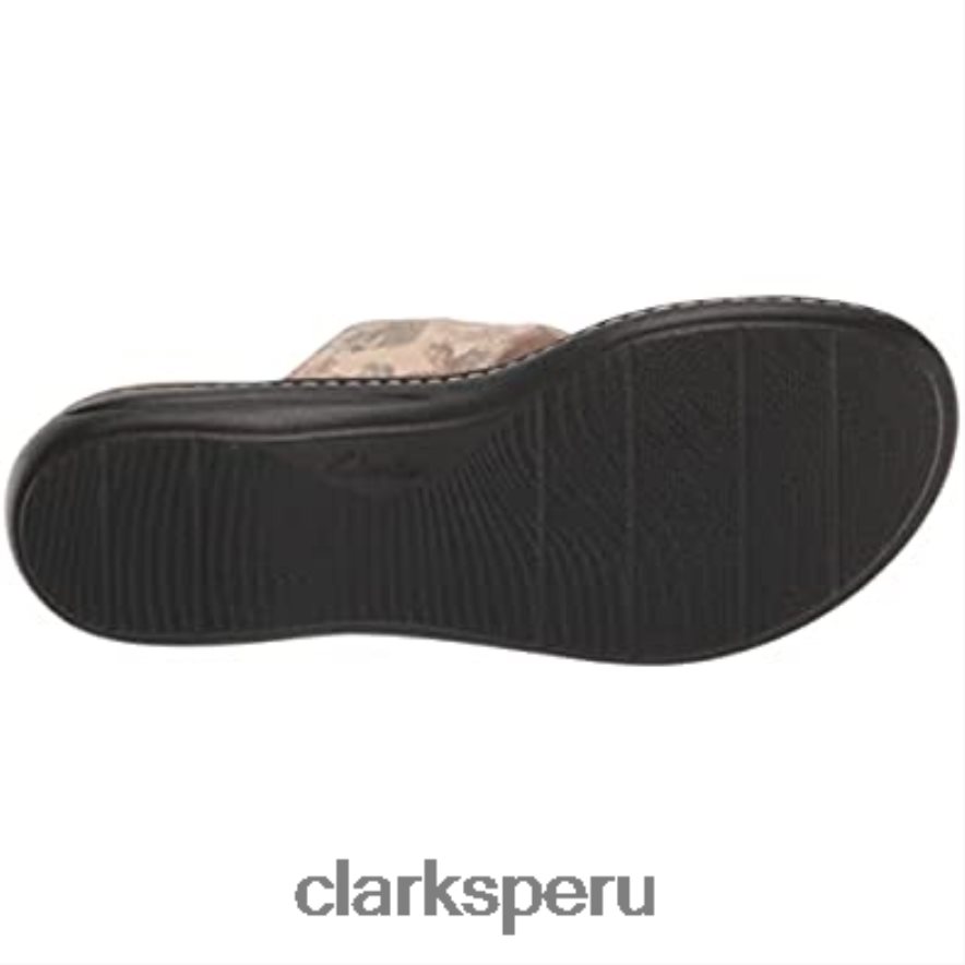 sandalia plana laurieann rae mujer arena clarks mujer Clarks 40N4LX2132