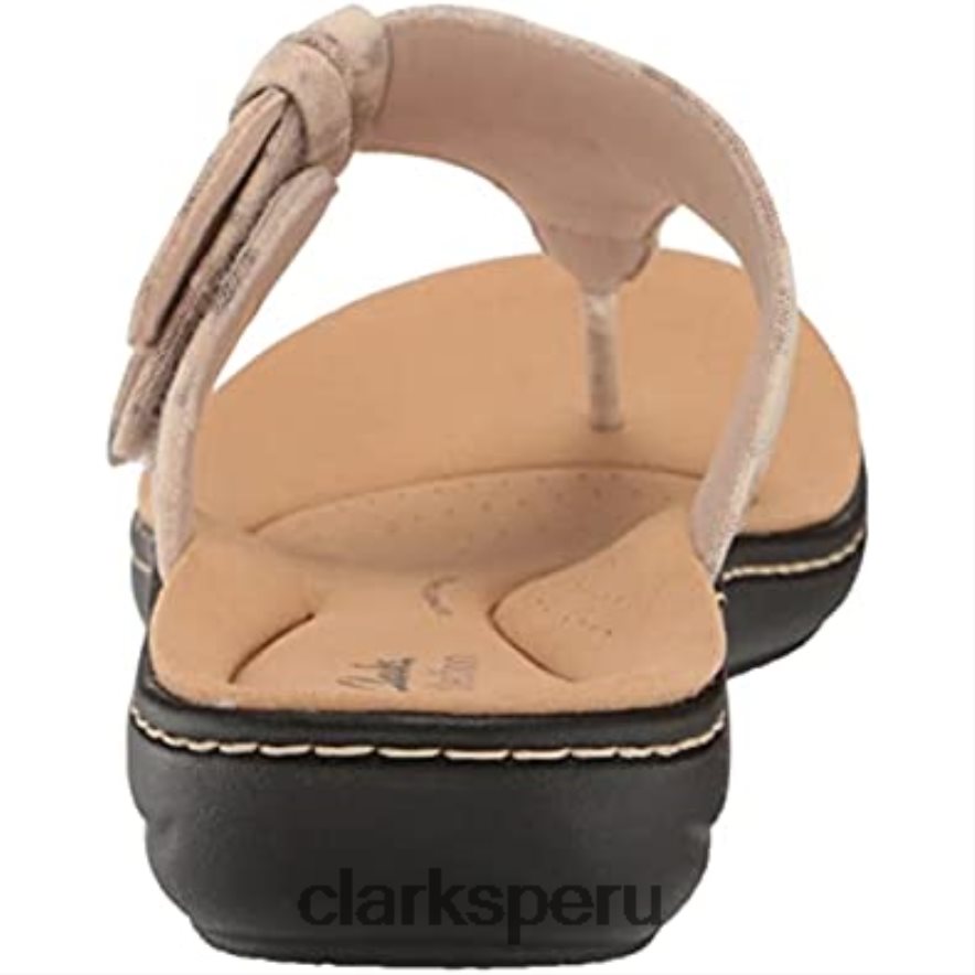 sandalia plana laurieann rae mujer arena clarks mujer Clarks 40N4LX2134
