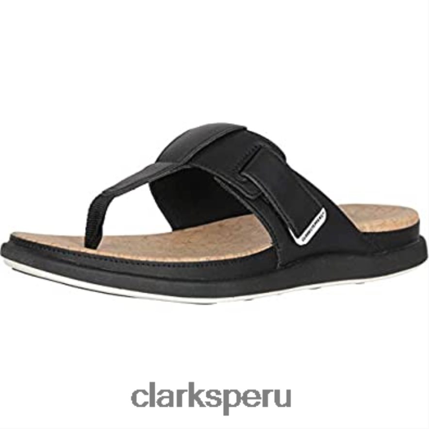 sandalia step june reef mujer clarks negro sintetico mujer Clarks 40N4LX367 negro sintético