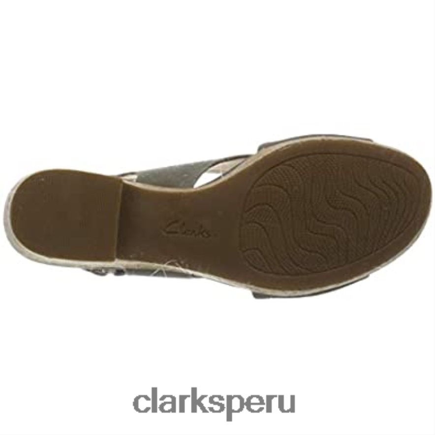 sandalias con tira al tobillo 261479 304 para mujer beige (sage nubuck sage nubuck) clarks mujer Clarks 40N4LX1542