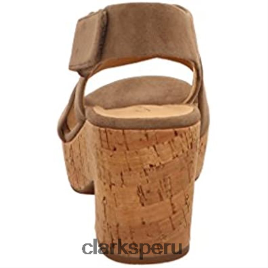 sandalias con tira al tobillo maritsa ruth para mujer clarks ante oliva mujer Clarks 40N4LX791 ante oliva