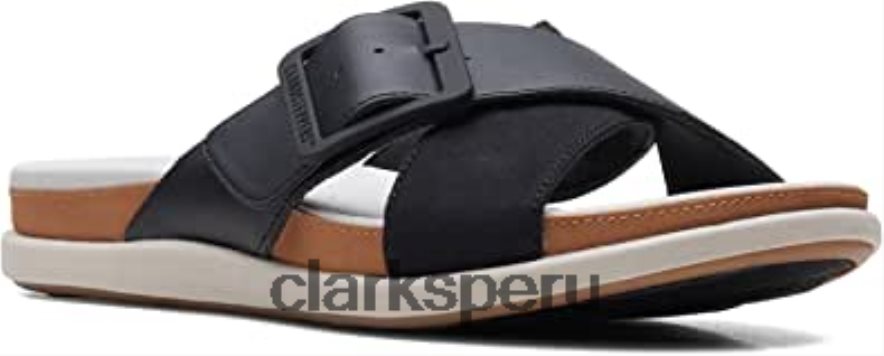 sandalias planas mujer sintético negro clarks mujer Clarks 40N4LX740