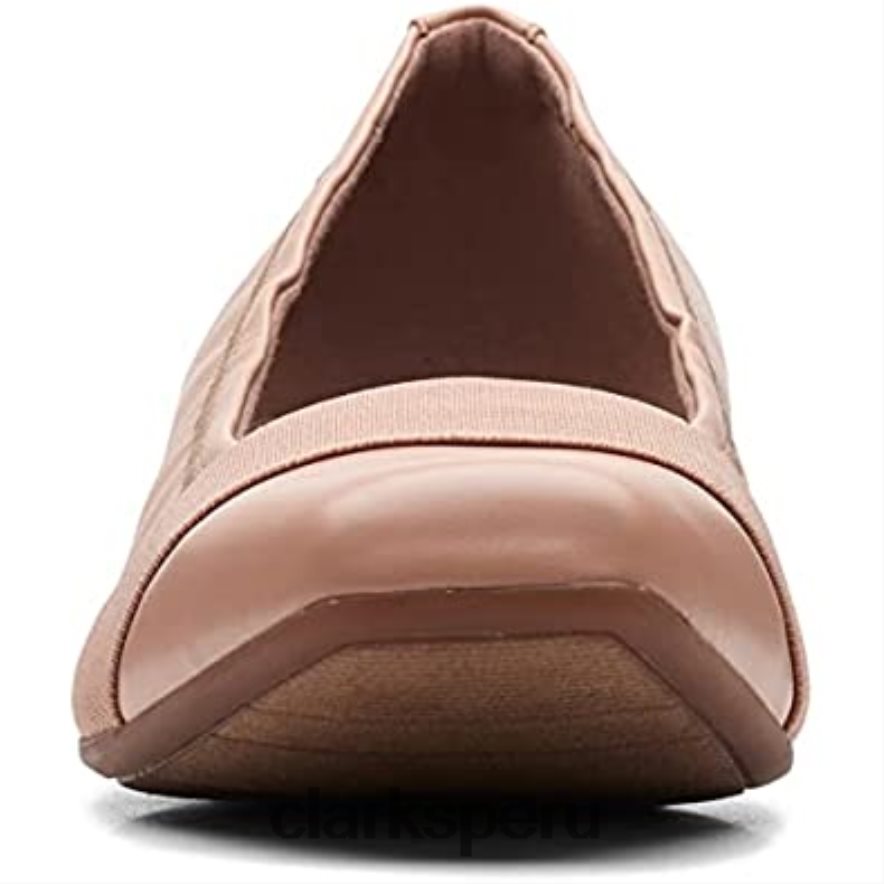Bailarinas clarks tilmont slip para mujer en rubor oscuro mujer Clarks 40N4LX208 rubor oscuro