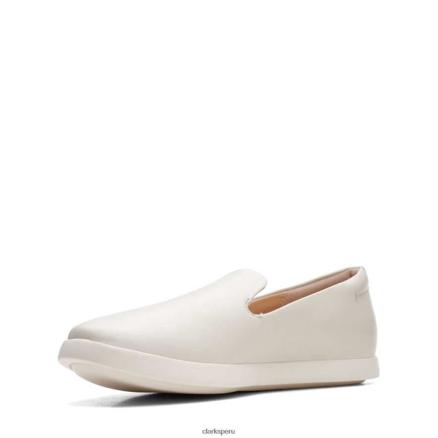ace lite lo clarks cuero blanco mujer Clarks 40N4LX2999 cuero blanco