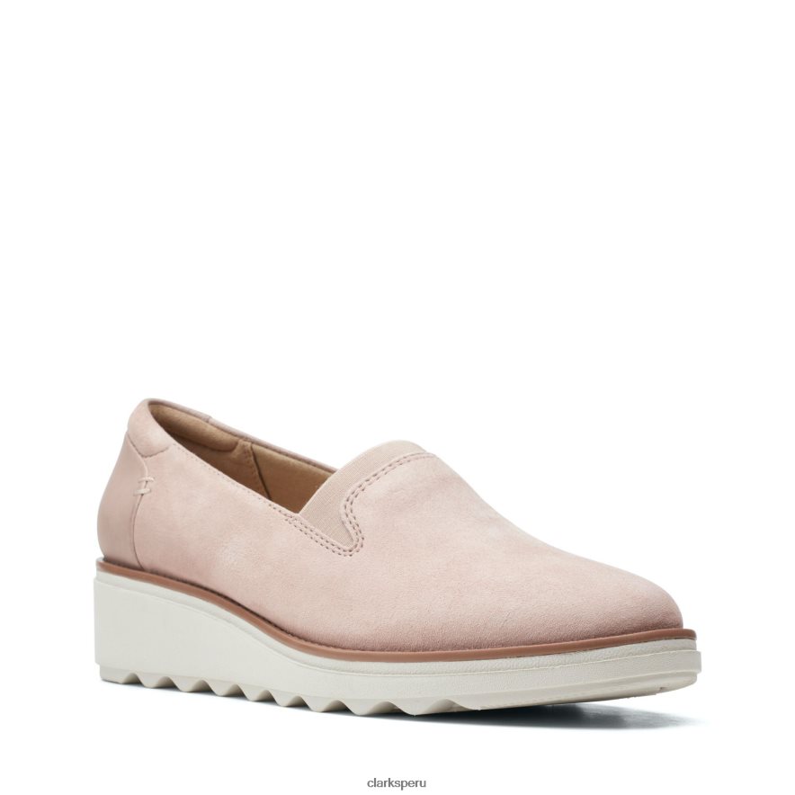 clarks sharon dolly rosa polvoriento mujer Clarks 40N4LX3394 Rosa empolvado
