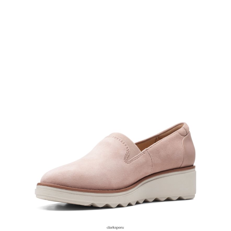 clarks sharon dolly rosa polvoriento mujer Clarks 40N4LX3394 Rosa empolvado