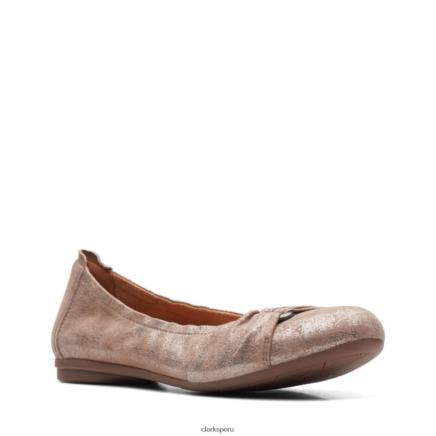 escalón clarks rena bronce metalizado mujer Clarks 40N4LX3123 bronce metálico