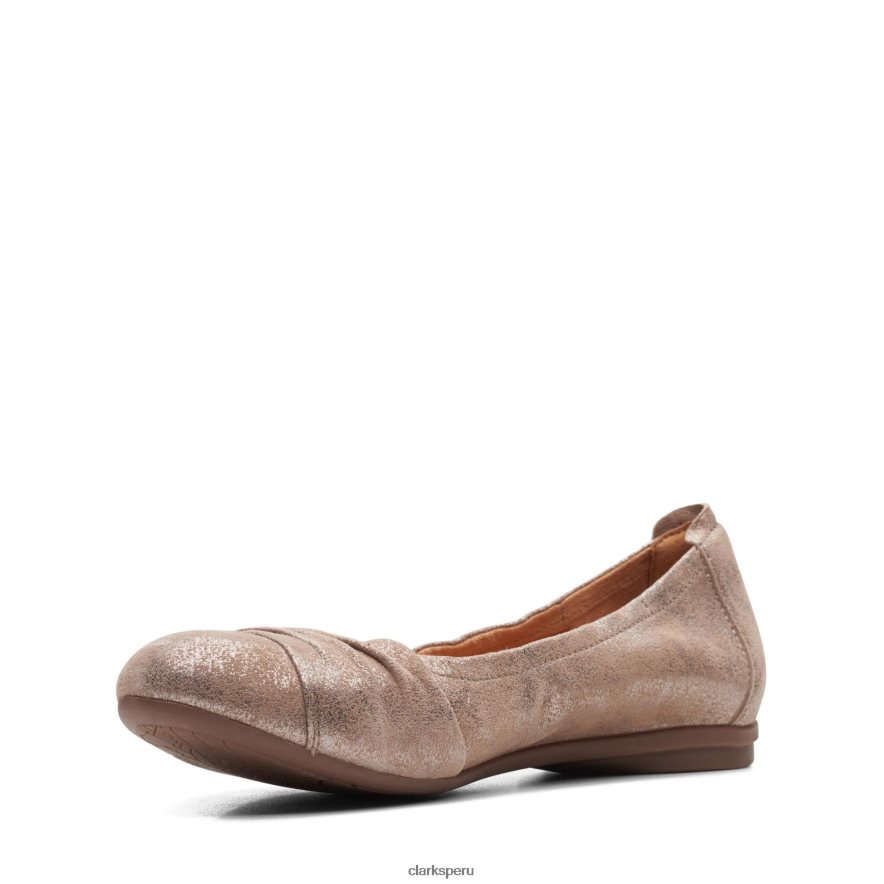 escalón clarks rena bronce metalizado mujer Clarks 40N4LX3123 bronce metálico
