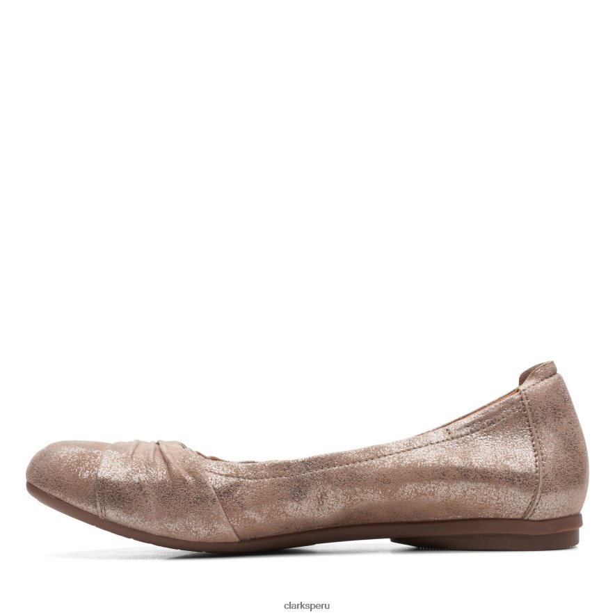 escalón clarks rena bronce metalizado mujer Clarks 40N4LX3123 bronce metálico