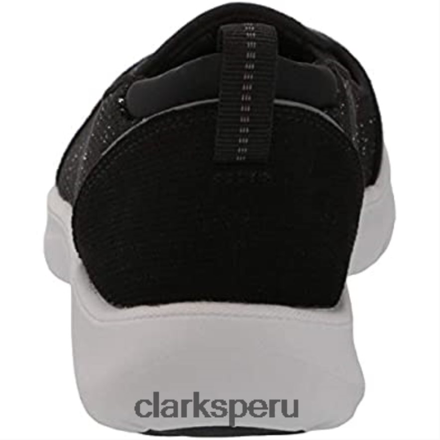 Zapatilla Adella Blush Mujer Clarks Negro Textil mujer Clarks 40N4LX1495