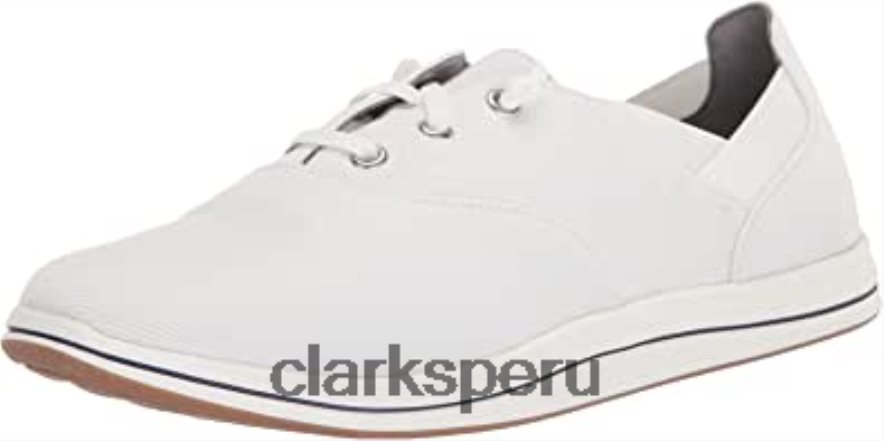 Zapatilla Breeze Ave Mujer Clarks Lona Blanca mujer Clarks 40N4LX1645
