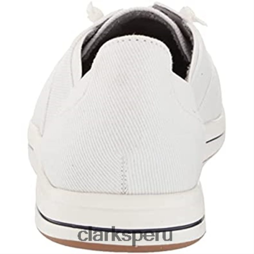 Zapatilla Breeze Ave Mujer Clarks Lona Blanca mujer Clarks 40N4LX1645