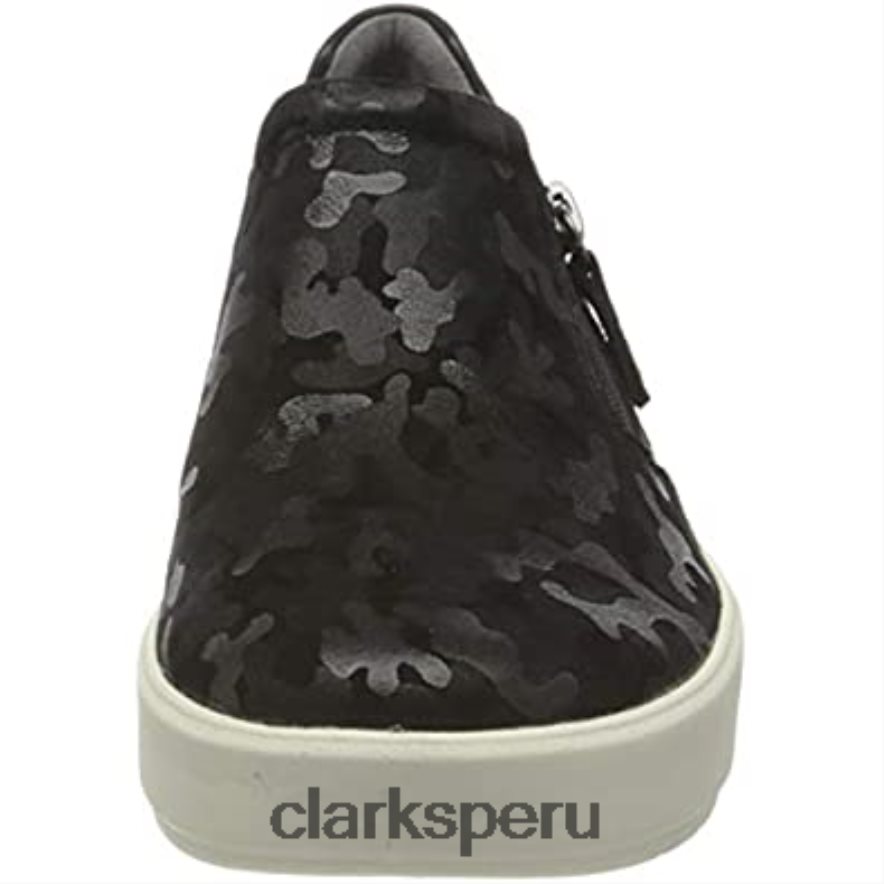 Zapatilla Layton Step para mujer Clarks en ante negro. mujer Clarks 40N4LX837 interés de ante negro