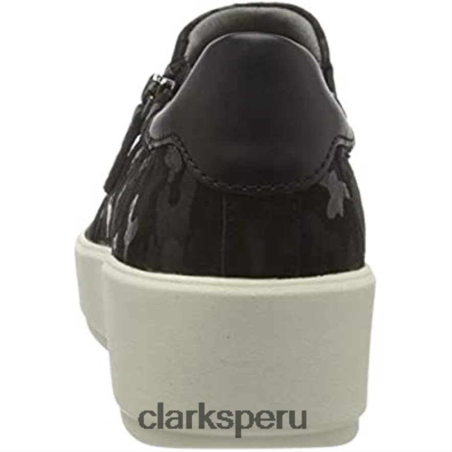 Zapatilla Layton Step para mujer Clarks en ante negro. mujer Clarks 40N4LX837 interés de ante negro