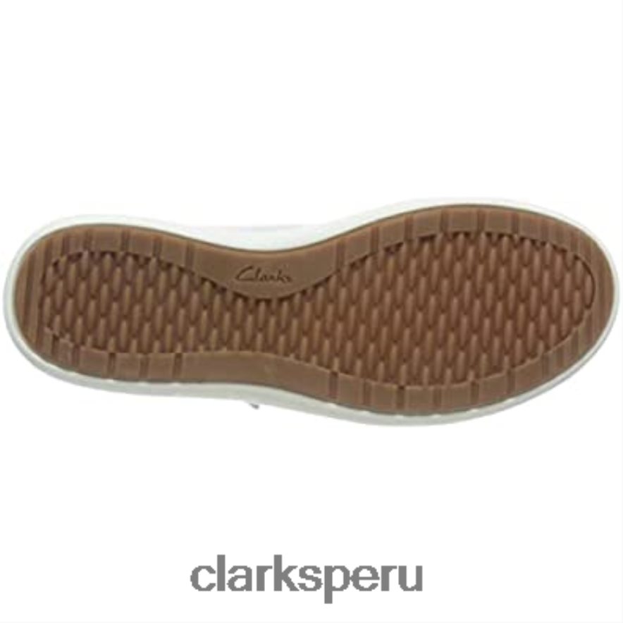 Zapatilla Nalle Lace Mujer Piel Blanca Clarks mujer Clarks 40N4LX2676 cuero blanco