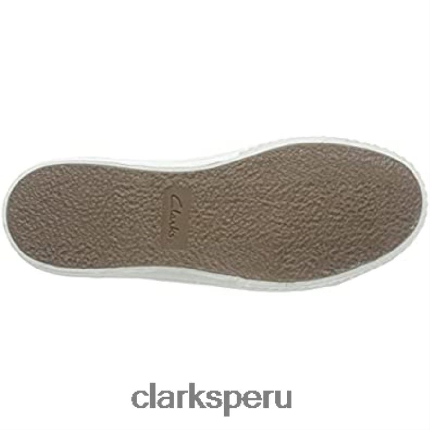 Zapatilla Roxby Lace Mujer Lona Blanca Clarks mujer Clarks 40N4LX678 lienzo blanco