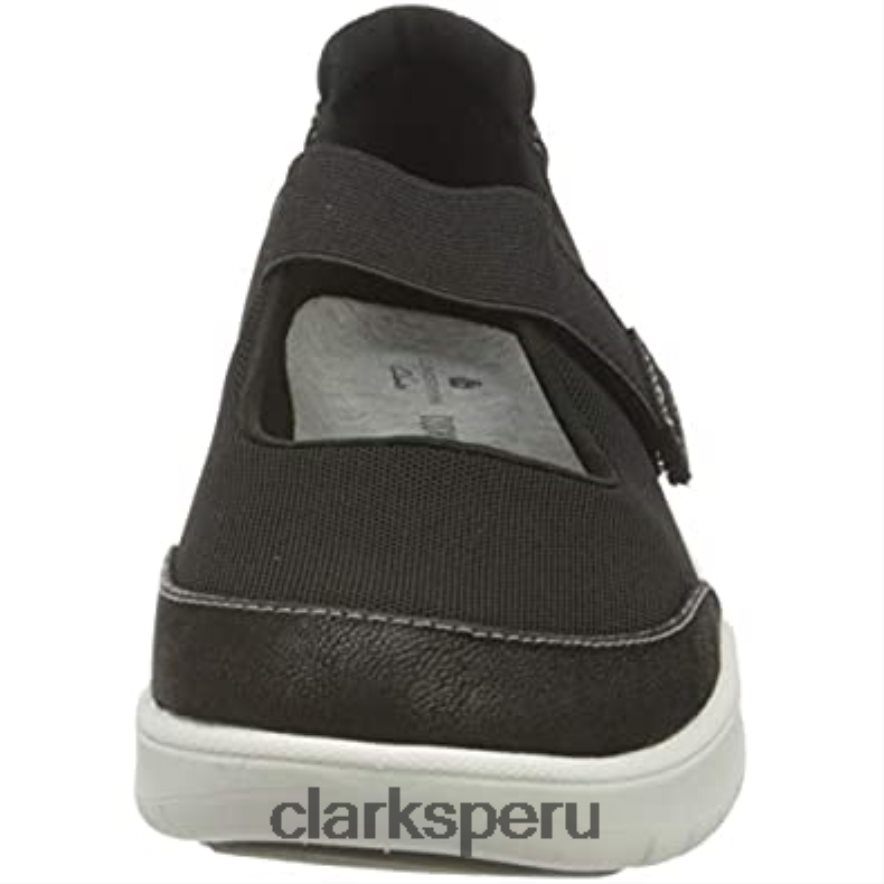 Zapatilla adella west mujer textil negro clarks mujer Clarks 40N4LX2230 textil negro
