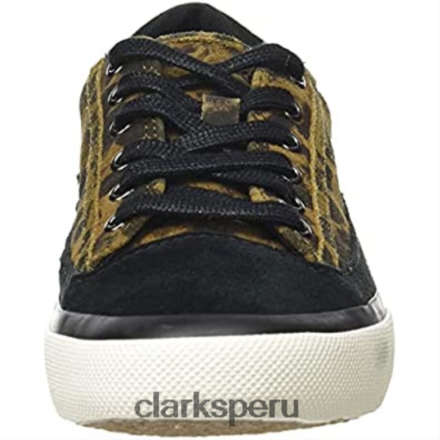 Zapatilla clarks aceley de ante de leopardo para mujer mujer Clarks 40N4LX2056 ante de leopardo