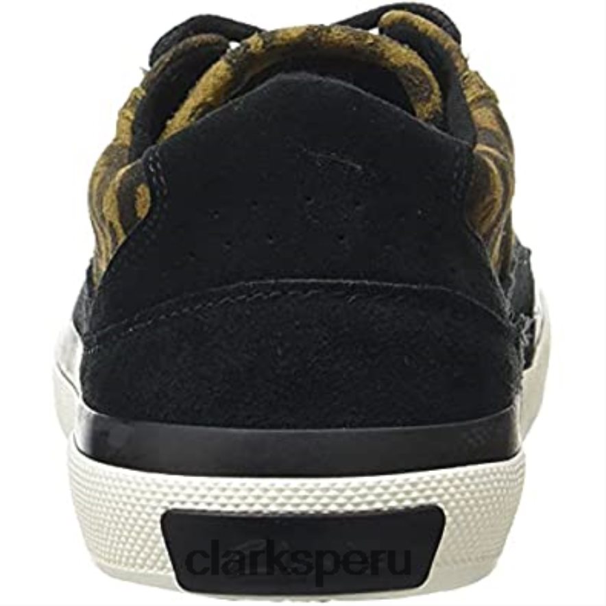 Zapatilla clarks aceley de ante de leopardo para mujer mujer Clarks 40N4LX2056 ante de leopardo