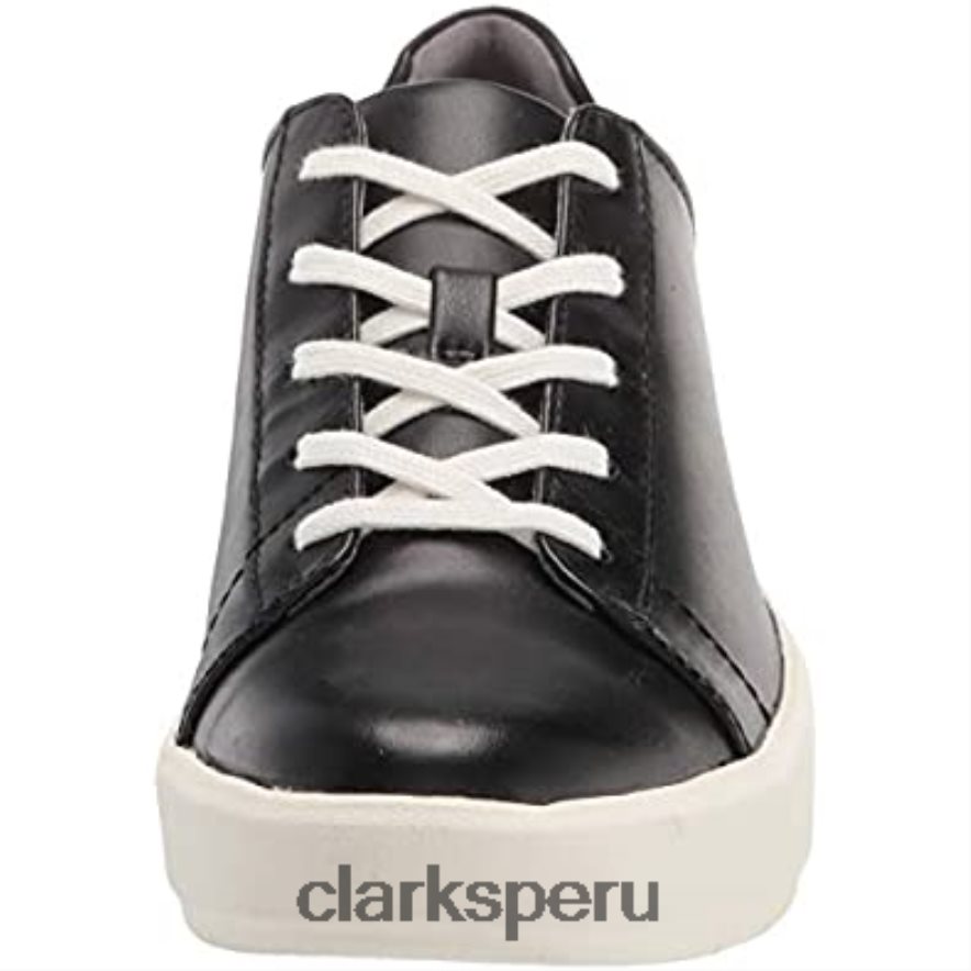 Zapatilla clarks layton pace de mujer de cuero negro mujer Clarks 40N4LX1897 cuero negro