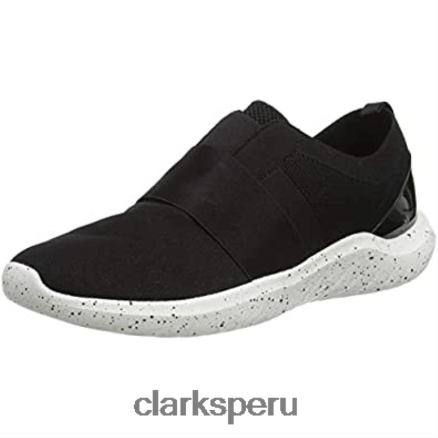 Zapatilla clarks nova lumis de tela negra para mujer mujer Clarks 40N4LX1657 textil negro