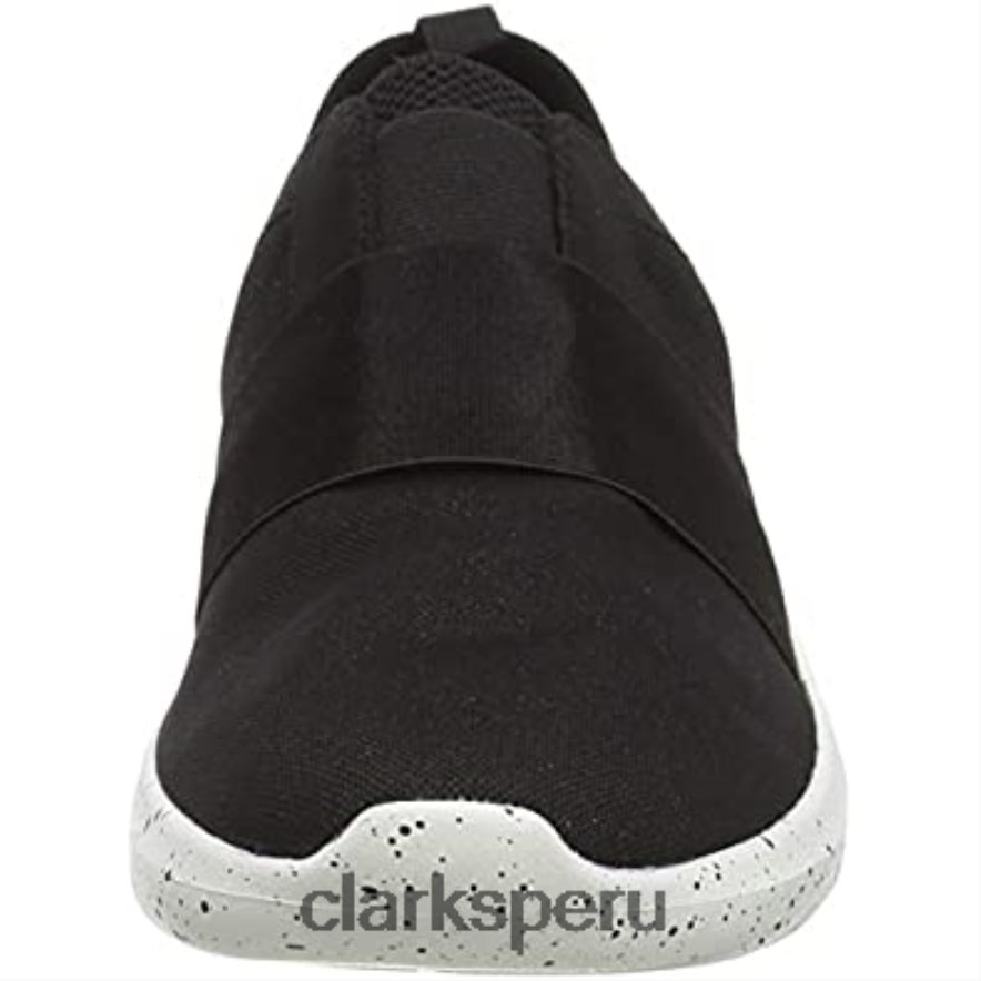 Zapatilla clarks nova lumis de tela negra para mujer mujer Clarks 40N4LX1657 textil negro