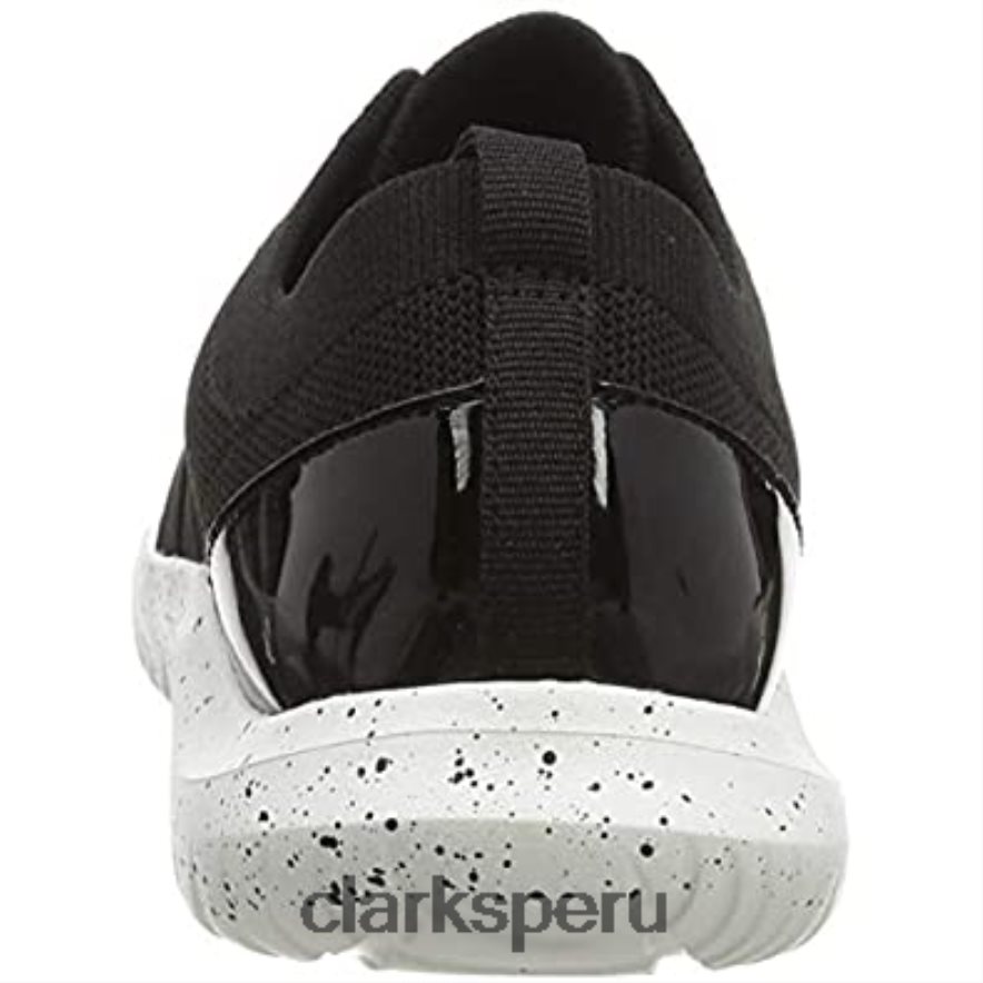 Zapatilla clarks nova lumis de tela negra para mujer mujer Clarks 40N4LX1657 textil negro