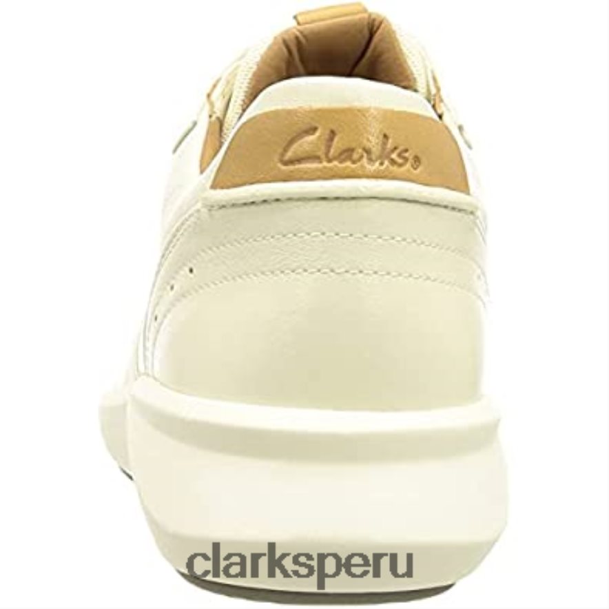 Zapatilla combi lea clarks un rio sprint blanca para mujer mujer Clarks 40N4LX944 lea combi blanca