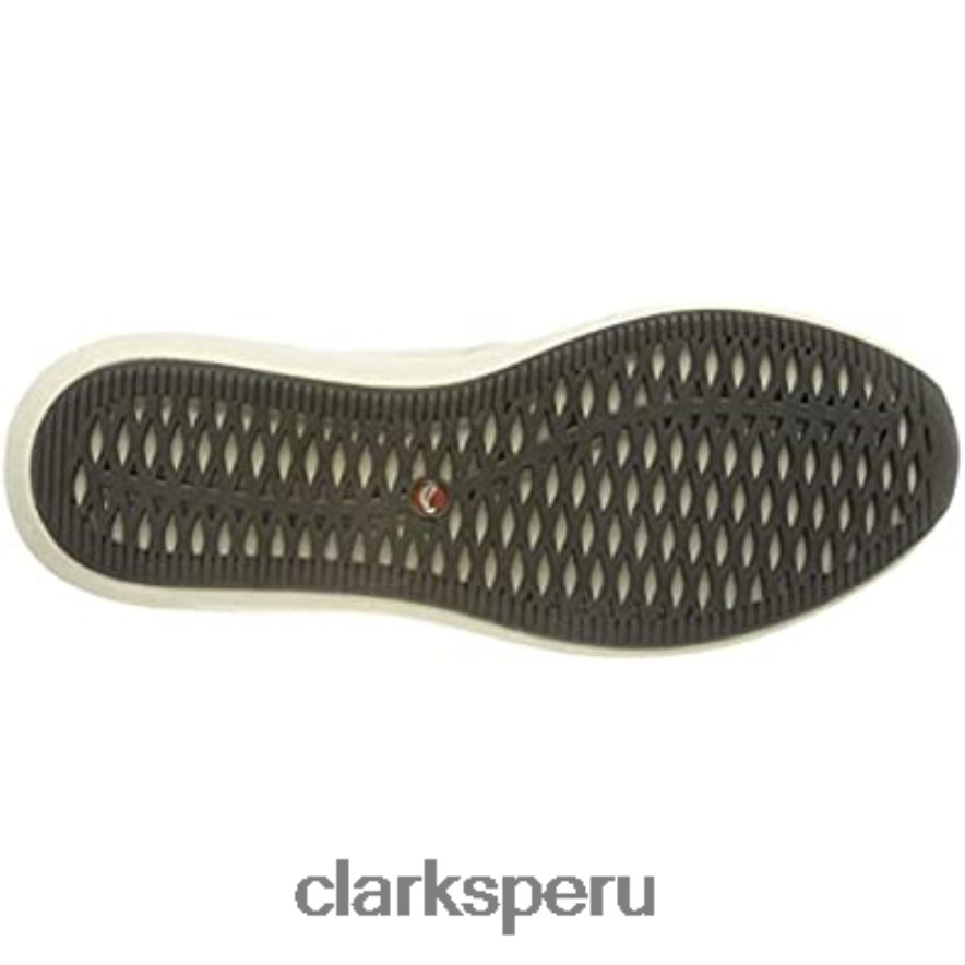 Zapatilla combi lea clarks un rio sprint blanca para mujer mujer Clarks 40N4LX944 lea combi blanca