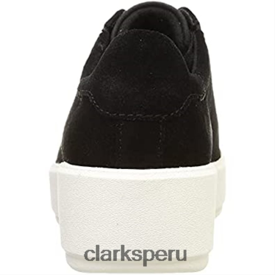 Zapatilla sde clarks layton de encaje negra para mujer mujer Clarks 40N4LX856