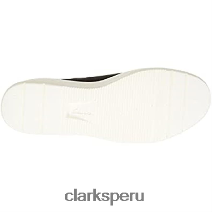 Zapatilla sde clarks layton de encaje negra para mujer mujer Clarks 40N4LX856